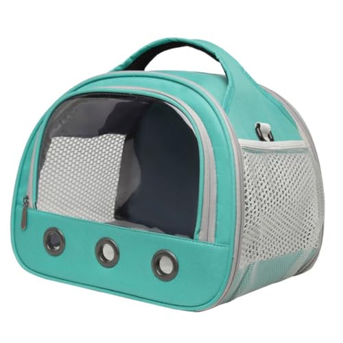 SEWOART Hamster aus Tasche Käfig Hamsterspielzeug Reisezubehör Auto Hamster transportbox Hamster Tasche Reisetasche Handtasche tragbarer Rattenträger Kleiner Haustierträger Oxford Sky-Blue von SEWOART