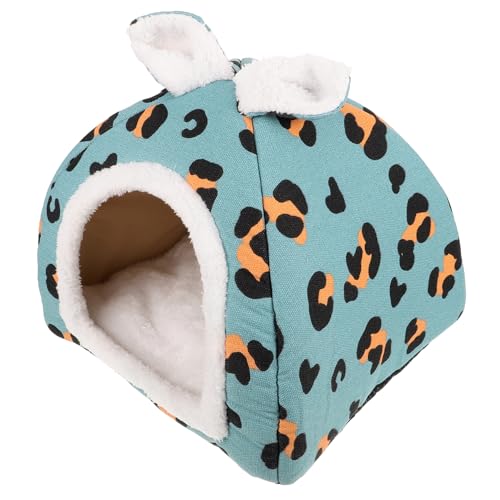 SEWOART Hamsternest Hamsterhütte Warmes Hamsterversteck Hamsterbettwäsche Igel Bett Hamsterhaus nagerhaus kleintierhaus Hamsterversteck multifunktionales Chinchillabett Flanell von SEWOART