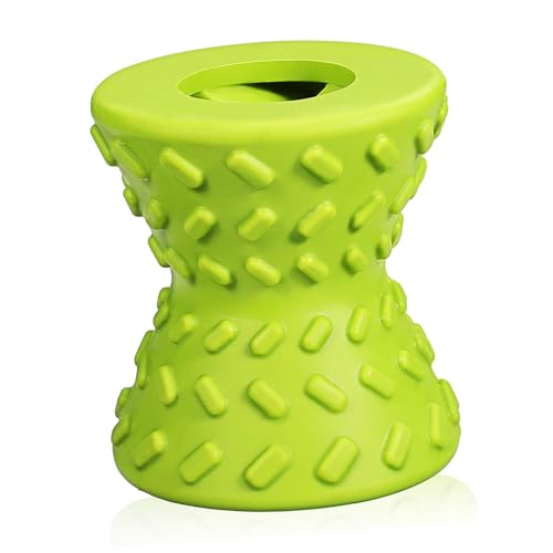 SEWOART Hantel-Feeder Leckerliball Für Hunde Hundeleckerli-Puzzle Leckerlispender Für Hunde, Spielzeug Interaktives Futterspielzeug Für Hunde Beissen Gummi Eisenplatte von SEWOART