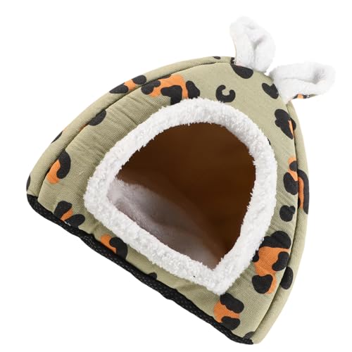 SEWOART Meerschweinchen Kuschelbett Haustierbett Kuschelhöhle Pet Bed Hamsternest Cat House Warmes Hamsterversteck Lebensraum Für Ratten Zartes Chinchilla- Multifunktionales Chinchillabett Flanell von SEWOART