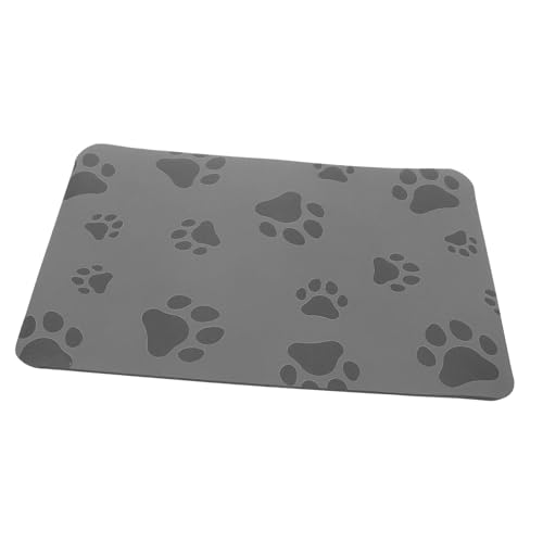 SEWOART Haustiermatte Welpentrainingspads Kühlmatte Für Hunde PIPI-pad Für Hunde Haustierwasserschale Hundefuttermatte Futtermatten Für Haustiere PIPI-Pads Für Hunde Black Oberflächepu von SEWOART