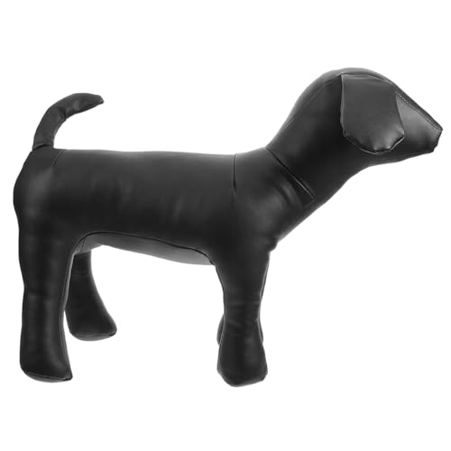 SEWOART Haustiermodell hundespielzeig Dog Costume Hunde Kleidung Hundesitterpuppe Hunde Schaufensterpuppe Bulldogge Stehendes Hundemodell Ausstellungsmodell für Hundekleidung Black von SEWOART