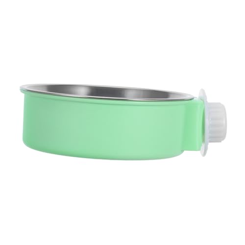 SEWOART Haustiernapf Käfig Wassernapf Wasserspender für Welpen Hundefutter Zwinger pet Supplies Dog Food Bowl hundesofa speisestärke Futternapf für Haustiere Futternapf für Hunde Green von SEWOART