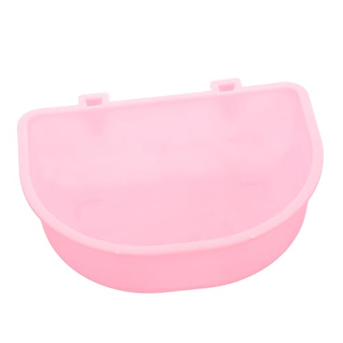 SEWOART Haustiernapf pet Supplies pet Food Container Dog Bowls Haustierfutterbehälter Katzenfutterschale Schüsseln für Haustiere Kleiner Hundenapf Katzennapf süße Katzennäpfe Plastik Rosa von SEWOART