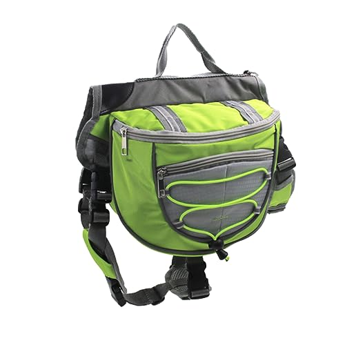 SEWOART Tragbarer Outdoor-Hunderucksack Haustier-Rucksack Oxford-Material verstellbares Geschirr für Hundegrößen von SEWOART