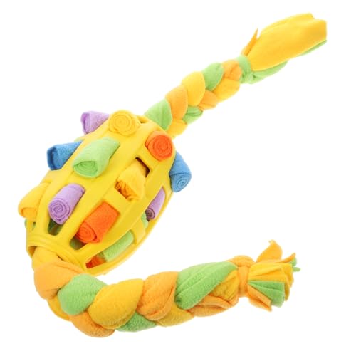 SEWOART Hund sucht nach fehlenden Futterbällchen interaktive Bälle Hundespielzeug Interactive Dog Toys hundspielzeug Hundeball für Hundefutterspender Schnüffelball Polarfleece von SEWOART