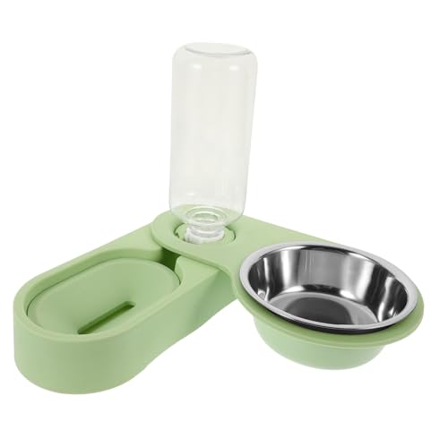 SEWOART Katzennapf-Set Aus Edelstahl Automatischer Wasserspender Eck-futternapf Klappbar Für Haustiere Hunde Katzen Futter- Und Wasserspender von SEWOART