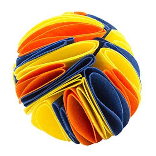 SEWOART Interaktives Hundespielzeug Hund Langsam Spielzeug Pet Snuffle Bälle Filz Haustier Spielzeug 20CM von SEWOART