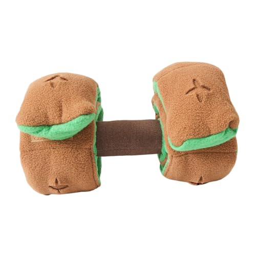 SEWOART Hundespielzeug knete Spielzeug chew Toy Soft Toy Futternapf für Welpen Beißspielzeug für Hunde Spielzeug zum Wachsen der Zähne von Haustieren Haustier Spielzeug Textilvlies Brown von SEWOART