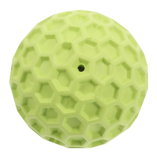 SEWOART Hundespielzeugball Rundes Hundespielzeug Welpenball Wackelball Bälle Für Kleine Hunde Hundebälle Klein Hunde Apportierball Beißball Für Hunde Kauball Für Welpen Gummi Light Green von SEWOART