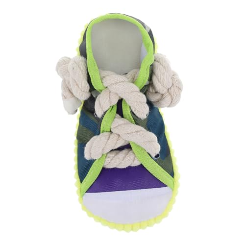 SEWOART Interaktives Hundespielzeug Slipper Form mit Quietschfunktion Strapazierfähiges Canvas Material Beißfest und Spielerisch für Kleine und Mittelgroße Hunde für Drinnen und Draußen SEWOART Interaktives Hundespielzeug Slipper Form mit Quietschfunktion Strapazierfähiges Canvas Material Beißfest und Spielerisch für Kleine und Mittelgroße Hunde für Drinnen und Draußen von SEWOART
