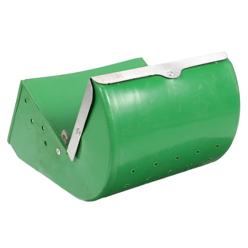 SEWOART Kasten Futterbox Für Kaninchen Spender Für Kaninchenkäfige Futterautomat Für Meerschweinchen Tierfutterbehälter Futterautomat Für Haustiere Futterkaninchen Plastik Dark Green von SEWOART