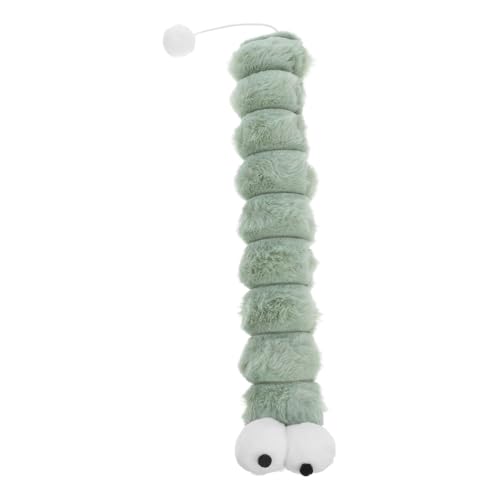 SEWOART Katzenminze katzenspielzeug Katzen Farbenfrohes Katzenzubehör Katzenbett Plüsch Katzenpillow Plüschtier Plüschspielzeug für Haustiere Light Green von SEWOART