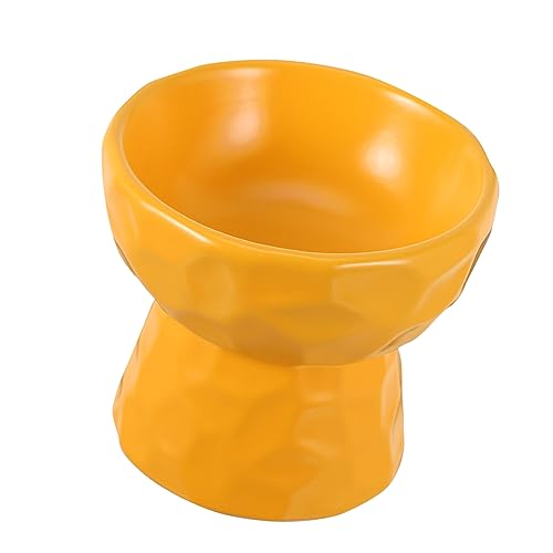 SEWOART Keramikschale pet Water Bowl pet Supplies Haustiere Behälter für Hundefutter Haustierfutterhalter Futternapf für Haustiere Becken für Tiernahrung Yellow von SEWOART