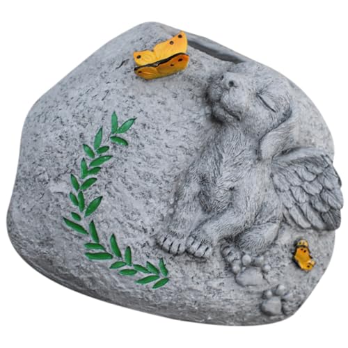 SEWOART Kleiner Saftiger Blumentopf Zahnpasta Für Hunde Futterspender Träger Mann Dackel Haustier Puzzle Welpenunterlagen Kiste Korb Hundedecke Bausatz Brunnen Grey Harz von SEWOART