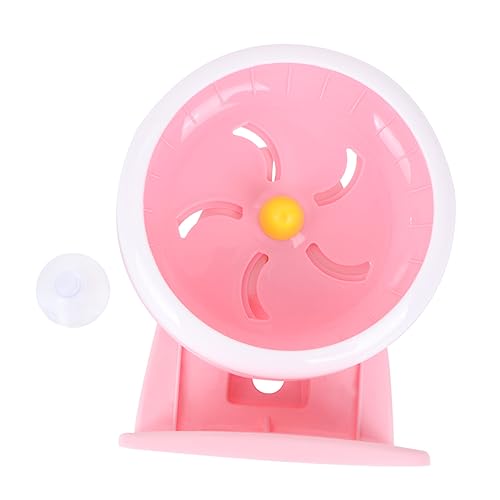 SEWOART Laufrad für kleine Haustiere Ratten Auto Kaninchenrad Gecko Wagen hamsterzubehör Hamster zubehör Toys for small Animals Laufrad für Haustiere Laufrad für Hamster Rosa von SEWOART