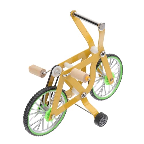 SEWOART Papageien Fahrrad Papageien Lernspielzeug Ara Käfig Papageien Intelligenz Vögel Lernspielzeug Ara Trainingsspielzeug Fahrrad Kleines Vogelspielzeug Mini Puzzle Lustiges von SEWOART