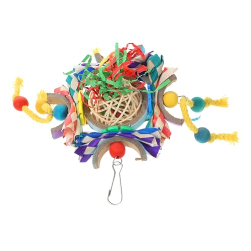 SEWOART Papageienkäfigspielzeug knete Spielzeug kauspielzeug Vogelkäfig Papageien Spielzeug Papageien Käfig Spielzeug holzspielzeug Parrot Toys Vögel Spielzeug vogelkäfig zubehör hölzern von SEWOART