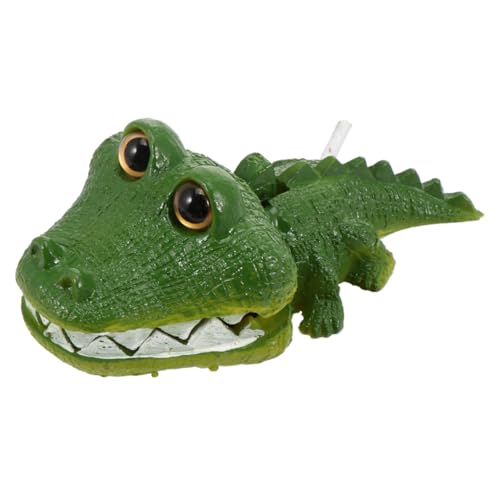 SEWOART Resin Crocodile Aquarium Dekoration Kreatives Luftsprudler Zubehör Für Aquarien Realistisches Krokodil Ornament Für Wasserlandschaften Lang Giftfrei Und Langlebig von SEWOART