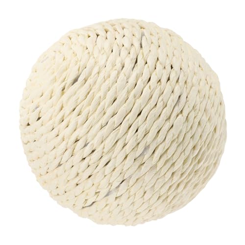 SEWOART Sisalkugel Kätzchen rollender Ball Katzenkratzer aus Sisal interaktives katzenspielzeug Interactive cat Toy Kratzball für Katze Katzenplüschballspielzeug Haustier Klangspielzeug von SEWOART