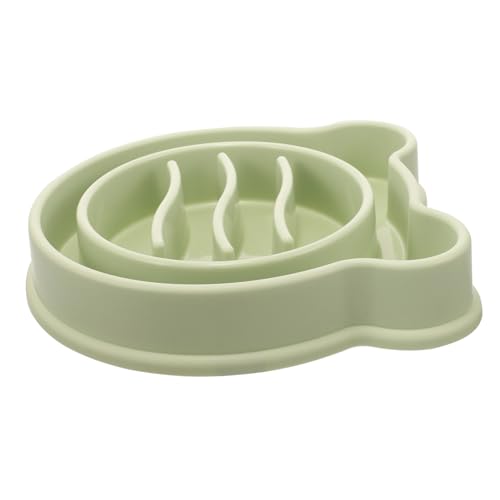 SEWOART Slow-Food-Bowl Slow Feeder Hundenäpfe Langsame Futternapf Langsamer Fressnapf Für Hunde Katzennäpfe Tierfutter Oder Wassernäpfe Fressnapf Für Hundefutter Hundenapf Light Green Pp von SEWOART