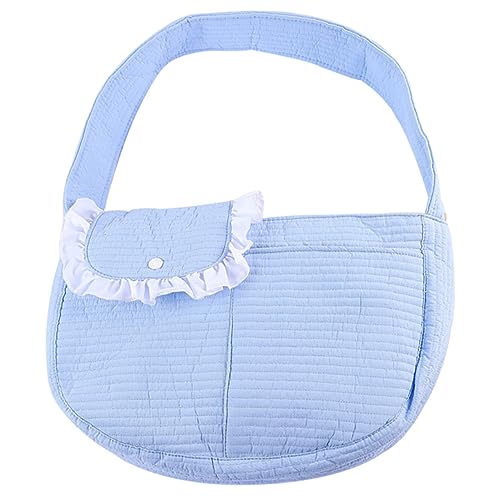 SEWOART Tasche Für Haustiere Hundetragerucksäcke Kleines Hundegeschirr Reise-welpentasche Rucksackträger Für Haustiere Welpengeschirr Tragetuch Für Haustiere Polyester Sky-Blue von SEWOART