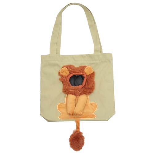 SEWOART Umhängetasche Katzentragetasche Umhängetasche aus Canvas für Haustiere Transportbox für Katze Dog Carrier Bag Katzen Handtasche Reisetaschen Seesäcke für unterwegs Kätzchenträger von SEWOART