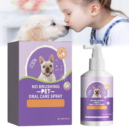 Sofenthiss - Sofenthiss Teeth Cleaning Spray for Dogs & Cats, Dog Teeth Cleaning Spray, Pet Oral Spray Clean Teeth, No Brushing Pet Oral Care Spray, Pet Breath Freshener Spray (1Pcs) von SFHG