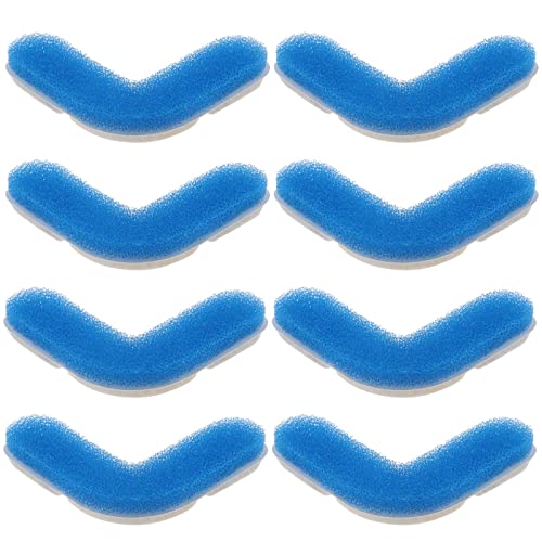 8PCS Haustierbrunnenfilter mit Schwamm Kompatibel mit 74OZ/2.2L Quadratischem Katzenbrunnen Katzenwasserspenderfilter Haustierbrunnenzubehör 8.5x8.5cm von SG Store