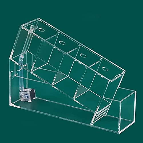 SGSG Mode Aquarium Acryl Desktop Kleine Fish Bowls Multi-Cell Isolation Area Selbstzirkulierende Filtration Aquarium Produkte von SGSG