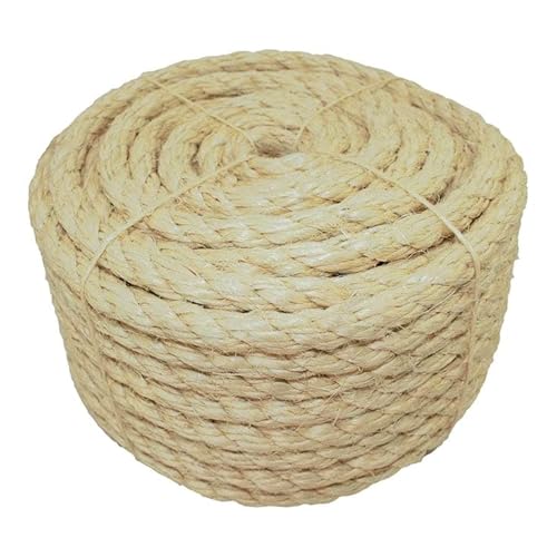 SGT KNOTS Kratzbaum Seil – Natürliches, gedrehtes Sisalseil für Katzen (1/2 Zoll x 30,5 m) von SGT KNOTS