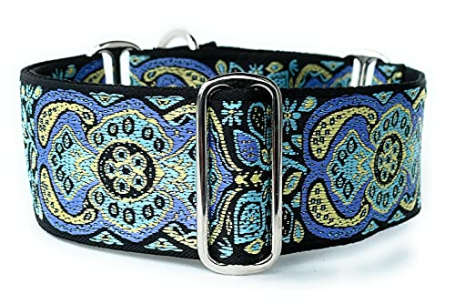 Martingale Hundehalsband für Windhund, Saluki, Whippet und andere Rassen mit ähnlichem Halsumfang 5,1 cm breit (XL 43,2 cm - 55,9 cm) von SGang