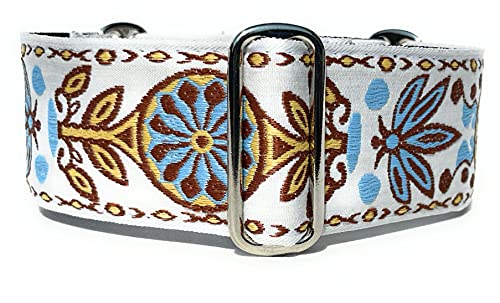 Martingale Hundehalsband für Windhund, Saluki, Whippet und andere Rassen mit ähnlichem Halsumfang 5,1 cm breit (XL 43,2 cm - 55,9 cm) von SGang