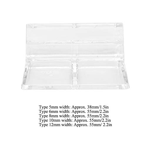 20 Stück Aquarium-Glasabdeckungsclips 5 mm/6 mm/8 mm, Acryl-Clip-Halterung, Universal-Deckel-Clips für randlose Aquarien (8 mm) (5 mm) von SGerste