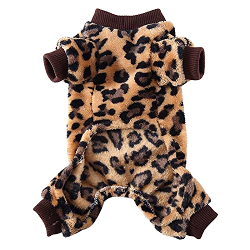 SH-RuiDu Hunde-Pyjama, Haustier-Kleidung, Fleece, für Herbst und Winter, warm von SH-RuiDu