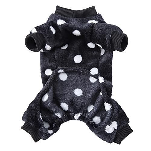 SH-RuiDu Hunde-Pyjama, Haustier-Kleidung, Fleece, für Herbst und Winter, warm von SH-RuiDu