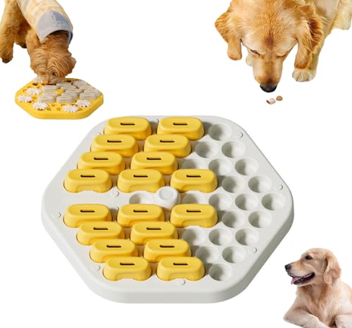 SHANGYU Hundefutter-Puzzle, Hunde-Puzzles für intelligente Hunde, Futter-Puzzle-Spielzeug für IQ-Training, reduziert Langeweile und Angst, Hundefutter-Puzzle-Spielzeug, interaktiver Futterspender für von SHANGYU