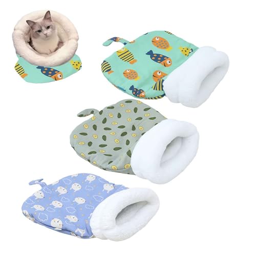 SHANGYU Katzen-Winterschlafsack, Katzenschlafsack, Katzenbett Höhle, weicher Plüsch, großer Katzensack für den Winter, gemütliches Katzenbett, Wickelkomfort, Haustier-Kuschelsack, für Indoor-Katzen SHANGYU Katzen-Winterschlafsack, Katzenschlafsack, Katzenbett Höhle, weicher Plüsch, großer Katzensack für den Winter, gemütliches Katzenbett, Wickelkomfort, Haustier-Kuschelsack, für Indoor-Katzen von SHANGYU