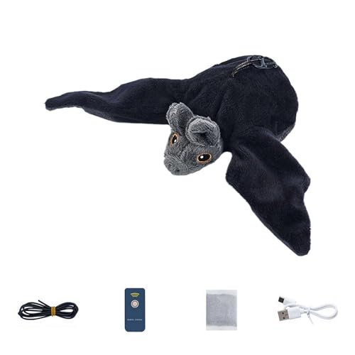 SHANGYU Piper Tomi Katzenspielzeug, Pipertomi Flapping Bird Cat Toy, Flapping Bird Cat Toys with Remote, Pawfect Way Interactive Bird Cat Toy, Chirping Bird Cat Toy Flapping Wings von SHANGYU