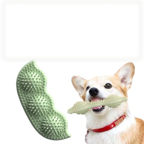 SHANGYU Puppy Toys, Puppy Chew Toy Creative Bissproof Pea Shaped Tething Dog Toy, Pet Tething Toy, Puppy Chew Toys, for Training and Relieving Dog Biting Stick (Avocado Green) von SHANGYU