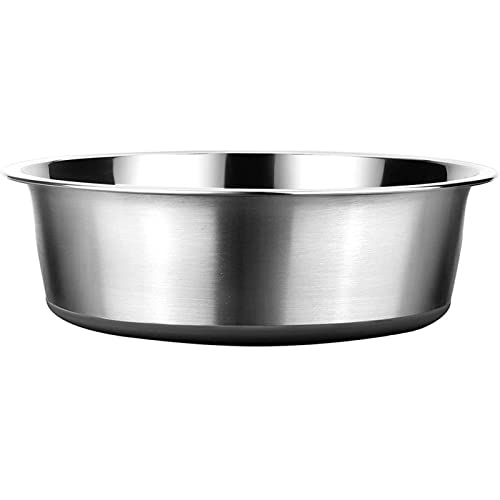 SHAPLE Schüssel Stainless Steel Nonslip Dog Bowl Silicone Base Pet Feeding Dish Pet Food Water Feeder for Small Medium Large Dogs Cats von SHAPLE