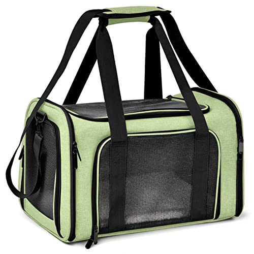 SHENDAF Haustier-Rucksack, weiche Transporttasche, faltbar, 4 offene Türen, Katzenbelüftung, Reisetasche, Haustierbedarf von SHENDAF