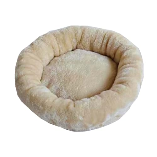 SHENGOCASE Katzenbaumturm-Zubehör, Ersatzteile, runde Oberseite, Kissen-Bettbezug für Katzen-Sitzstange mit elastischem Band (40 cm, Beige) von SHENGOCASE