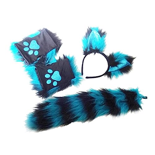 SHERCHPRY 3sätze Fuchs Cosplay Mit Ohren Handschuhen Und Flauschige Tier-Accessoires Für Halloween Und Kostümpartys Für Kreative Rollenspiele SHERCHPRY 3sätze Fuchs Cosplay Mit Ohren Handschuhen Und Flauschige Tier-Accessoires Für Halloween Und Kostümpartys Für Kreative Rollenspiele von SHERCHPRY