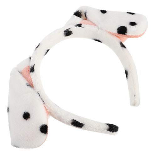 SHERCHPRY Haarband Hunde Zubehör Kinder Party Tier Dalmatianische Braune Hundehunde Ohren Hunde Ohren Welpe Ohren Ohren Cartoon Zoo Rollenspiel Hasen Ohren Haarreifen von SHERCHPRY