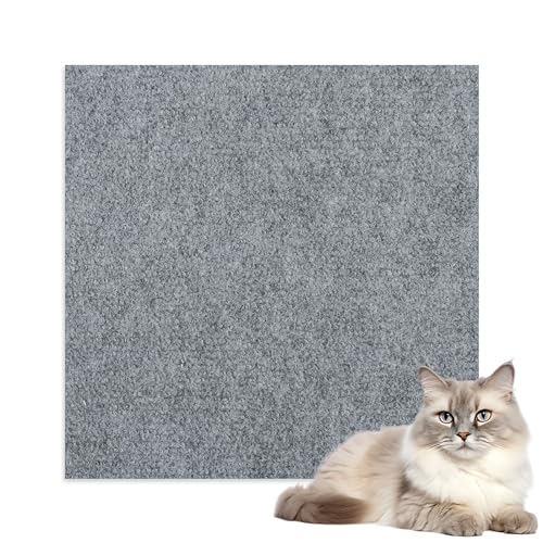 SHESHY Kratzmatte Katze, Katzenkratzbretter, Kratzbrett Wand, Kratzmatte Selbstklebend, Kratzschutz Sofa, DIY Trimmbarer Teppich Matte Pad, Katze Kratzteppich für Schützt Teppiche und Sofas von SHESHY