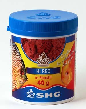 SHG Futter für Meerwasser und Süßwasser Aquarien 40 g in Flocken Hi Red von SHG