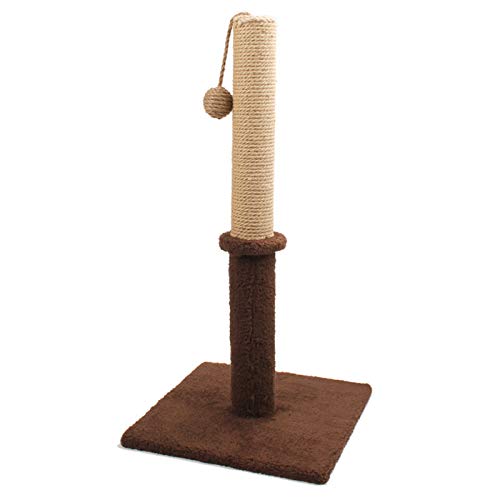 SHIBOHAN Katze Kratzer Post Schleifklappe Vertikale Schleiffestes Sisal Cat Kletterrahmen necken Katze Versorgt eine Vielzahl von Stilen zur Auswahl (Color : Extra Large Coffee, Size : A) von SHIBOHAN