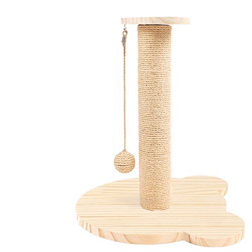 SHIBOHAN Katze Kratzer Post Schleifklappe Vertikale Schleiffestes Sisal Cat Kletterrahmen necken Katze Versorgt eine Vielzahl von Stilen zur Auswahl (Color : Large Bear Shape, Size : A) von SHIBOHAN