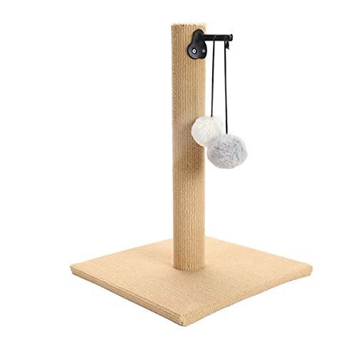 SHIBOHAN Katze Kratzer Post Schleifklappe Vertikale Schleiffestes Sisal Cat Kletterrahmen necken Katze Versorgt eine Vielzahl von Stilen zur Auswahl (Color : Large Light Khaki, Size : A) von SHIBOHAN